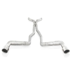 Chevrolet Camaro Performance Exhaust - Stainless Works - Cat Back, 3in Dual Chambered, X-Pipe, Factory Connect - `10-`15